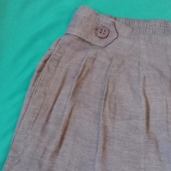 SOMETHING ELSE BY NATALIE WOOD, TAB FRONT BLUE PANTS, SIZE 4 - Picture 3 of 13